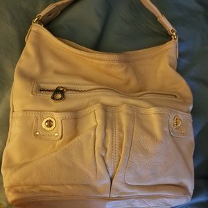 Marc Jacob's cream leather hobo